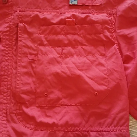 Reel Legends Long Sleeve Small Red Men's Shirt - Picture 4 of 6
